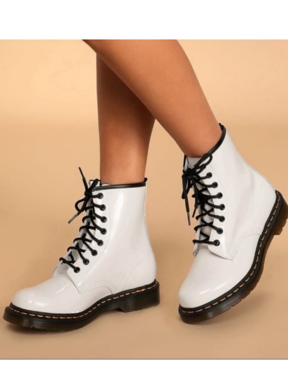 Dr Martens patent leather boots size 8
